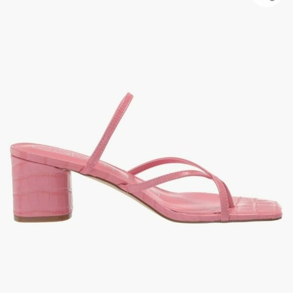 Calvin Klein Becca Strappy Slide Sandals Pink -8.5 - Picture 6 of 10